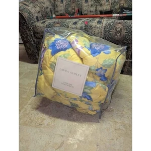 Laura Ashley yellow flower COMFORTER ONLY King - Picture 1 of 2