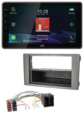 JVC DAB MP3 Bluetooth USB Autoradio für Iveco Daily (06-14) dunkelgrau - Bild 1 von 4