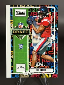 2025 Panini Score TRE HARRIS (RC) NFL Draft Rookie Card #9 Ole Miss-Chargers - Picture 1 of 5