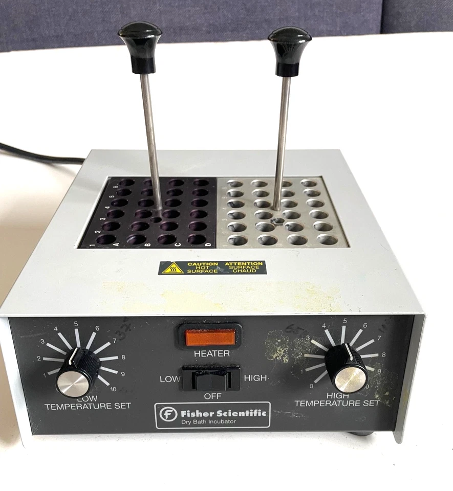 Incubadora de baño seco Fisher Scientific 11-718-2, 2 bloques 1,5/2 Foto 1 de 4