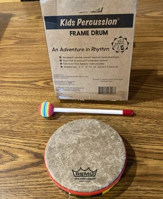 Batería Remo Kids con marco de percusión - 1 pulgada x 6 pulgadas - Nueva en caja Foto 1 de 4