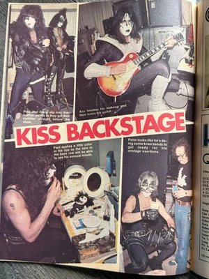 HIT PARADER Magazine Nov 1978 Elvis Costello Aerosmith Vintage Kiss Aucoin - Image 1 of 4