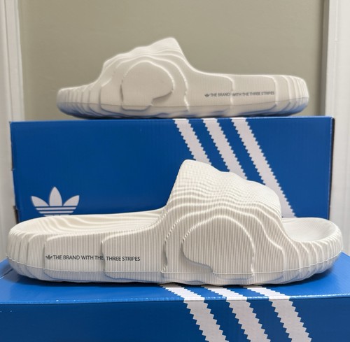 Adidas Adilette 22 Slides Alluminio GX6950 Ciabatte Uomo Taglia 9