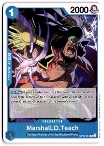 One Piece Marshall.D.Teach C Legacy of the Master OP12-054 NM - Picture 1 of 2