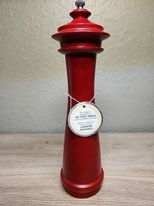 Victoria Pardee Landmark Seattle Space Needle Red 13" Pepper Grinder With Tag - Picture 1 of 13