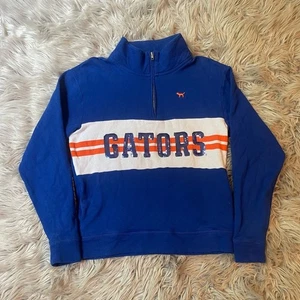 Florida Alligatoren Pullover der Marke PINK 1/4 Reißverschluss blau Gr. XS - Bild 1 von 6