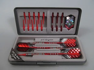 Dart World Caesar Platinum 80% Tungsten Soft Tip Darts 16 Gram Red - Picture 1 of 6