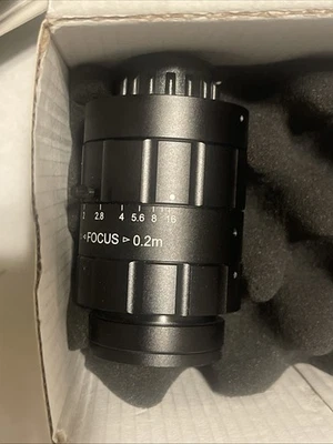 Edmund Optics 86574 50mm/F1.8 Fixed Focal Length HP Series C-Mount Lens 86-574 - Image 1 of 3