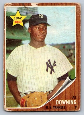 1962 Topps #219 Al Downing New York Yankees Rookie - Image 1 of 3