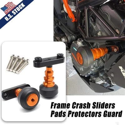 For Duke 125/200/390 2013-2015 Frame Crash Sliders Pads Protectors Guard Foto 1 de 4