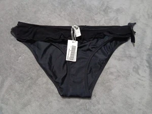 NWT Women's Black Pour Moi? Mardi Gras Swimsuit Brief with Lace Size: 16 (UK) - Picture 1 of 7