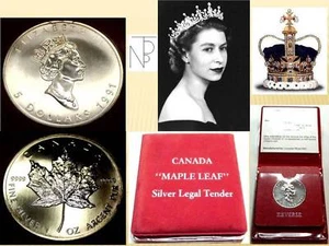CANADA 1991 (5 Silver Dollar 999.9/1000) FDC./UNC. - Imagen 1 de 7