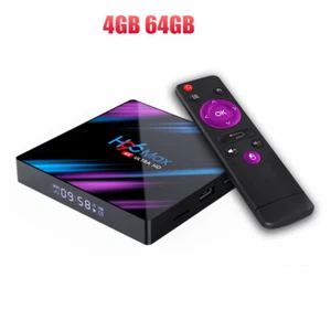 H96 Max RK3318 Android 9.0 Smart Set Top Box 4G 32G/64G 2.4G&5G Wifi 4K HDR Box - Picture 1 of 18