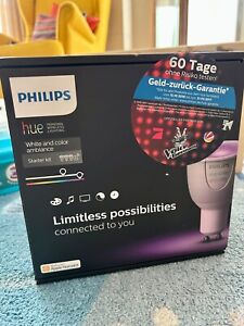 Philips hue White and color ambiance Starter Kit (inkl. Bridge) & OVP