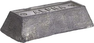 ALPHA METALS LEAD INGOT *100% lead *5 lb. *Melt point: 621 degrees F *For non-el - Picture 1 of 1