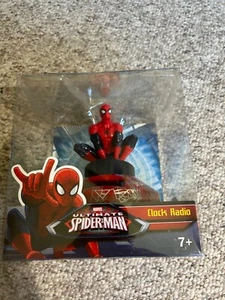 Marvel Ultimate Spiderman 3D Figurine Stance Digital Radio Alarm Clock NIB - Picture 1 of 4