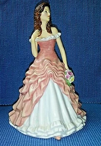 Royal Doulton Flower of the Month November Chrysanthemum Figurine SIGNED 6.75" - Picture 1 of 12