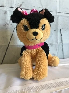 Barbie Brown/Black Animated Sick Puppy Dog Light Up Collar Plush Interactive - Picture 1 of 5