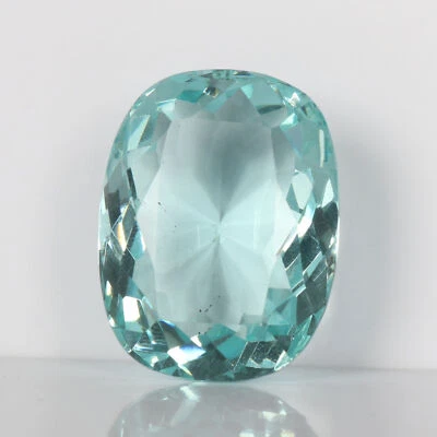 Piedra preciosa suelta 120 quilates aguamarina azul cielo corte cojín para hacer joyas AC-168 Foto 1 de 4