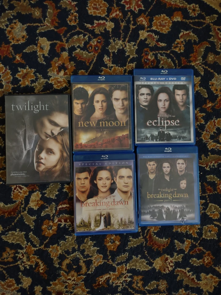 Twilight Saga 5 Movie DVD/Blue Ray Collection Foto 1 de 1