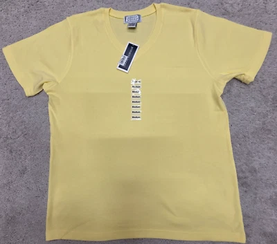 Дженнифер Мур 100% хлопок футболка солнечный желтый средний новый - Изображение 1 из 4