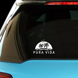 Calcomanía pegatina de pared para computadora portátil PURA VIDA - Imagen 1 de 1