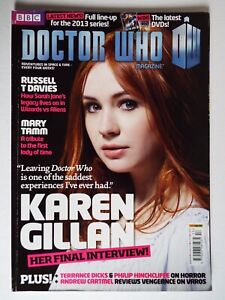 Doctor Who Magazine. DWM 453. December 2012. Karen Gillan. Russell T. Mary Tamm