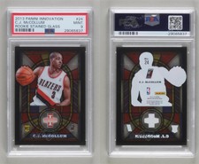 2013-14 Panini Innovation Stained Glass CJ McCollum #24 PSA 9 MINT Rookie RC