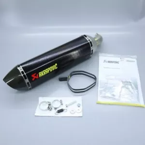 Suzuki SV650 VP55B 16-23 AKRAPOVIC Slip Online Carbon Muffler Silencer - Picture 1 of 10
