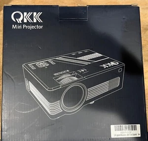 QKK QK-03 Wi-Fi Portable Mini Movie Projector HD Video Home Theater - Picture 1 of 2