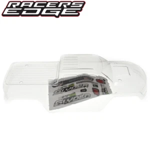 Racers Edge RCE6414 Clear Monster Truck Body with Stickers Blackzon Slyder - Picture 1 of 2