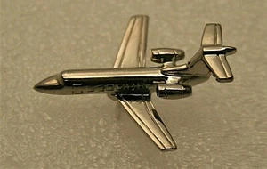 Commercial Private Company Jet Plane 1980s Promo Pin New NOS - Picture 1 of 3