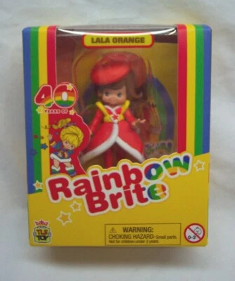 Винтажный стиль 40 лет Rainbow Brite LALA оранжевый 2» ПВХ пластиковая игрушка фигурка новый - Изображение 1 из 3