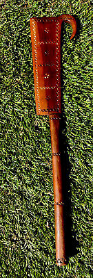 Antique Samoan War Club C 1890-1920.  Sword Form With Hook On End. • 90$