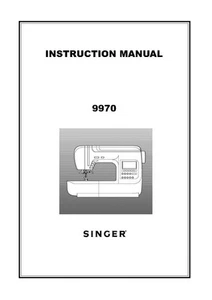 Singer 9970 Sewing Machine/Embroidery/Serger Owners Manual Reprint - Picture 1 of 1