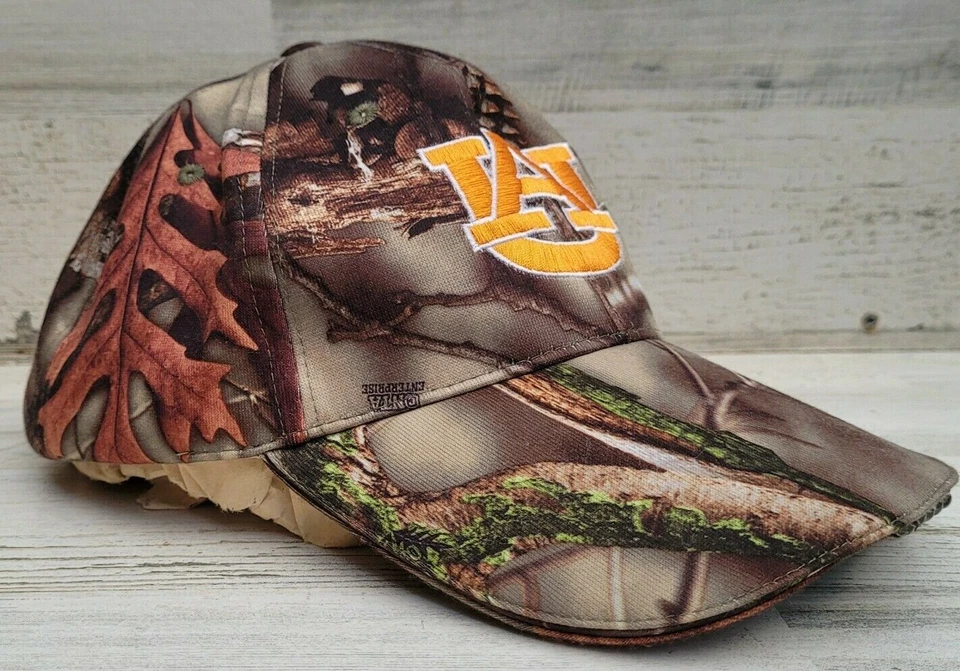 Auburn University Luz Incorporada LED Camping Caza Camuflaje Sombrero Gorra NTA Camuflaje Foto 1 de 4