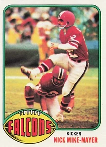1976 Topps Football Nick Mike-Mayer Atlanta Falcons #506 - Picture 1 of 2