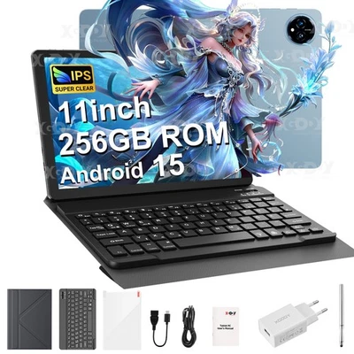 2025 NEU Tablet 11.1 Zoll 16GB 256GB Android 15 5G WiFi 6 IPS 8000mah Kamera GMS - Bild 1 von 4
