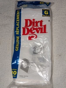Dirt Devil Hand Vac Style G Paper Vacuum Bags 10 Pack (Sealed) - Picture 1 of 5