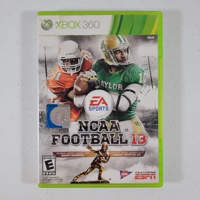 NCAA Football 13 2012 EA Sports ESPN Microsoft Xbox 360 протестирован рабочий бесплатная доставка - Изображение 1 из 4
