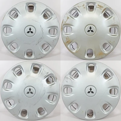 Mitsubishi Mirage # 57557 1995-1996 tapacubos/cubiertas de rueda de 13" # MR130576 SET/4 Foto 1 de 4