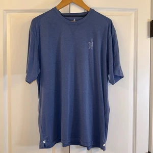 Camiseta Johnnie-O Course Para Hombre Grande Azul Kierland Tabla de Surf Peso Pluma - Imagen 1 de 8