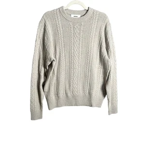Buck Mason Pullover Zopfmuster Rundhals Classic Fit Merino Mischung Gr. L Comfort - Bild 1 von 14