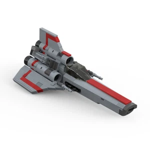 Custom MOC: C5500 Colonial Viper MK1 607 Parts for Battlestar Galactica - Picture 1 of 6