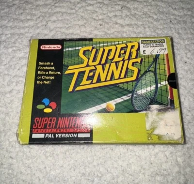 Super Tennis SNES Super Nintendo - Complete Boxed - Image 1 of 4