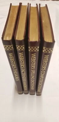 Webster's New Deluxe Desk Reference Library-4 of 7 Books-1992-PMC publishing - Image 1 of 4