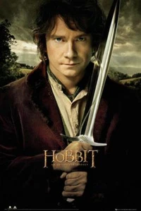 The Hobbit Unexpected Journey : Bilbo - Maxi Poster 61cm x 91.5cm new and sealed - Picture 1 of 1