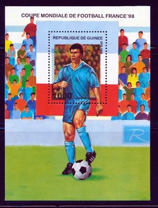 GUINEA 1998 SOCCER WORLD CUP FRANCE SOUVENIR SHEET SCOTT 1449 - Picture 1 of 1