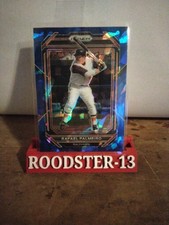 2023 Panini Prizm Baseball Rafael Palmeiro Blue Cracked Ice Prizm