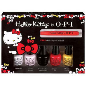 Pack de 5 mini vernis à ongles OPI Hello Kitty